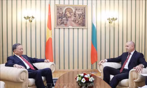 Tổng Bí thư Tô Lâm hội đàm với Tổng thống Bulgaria Rumen Radev