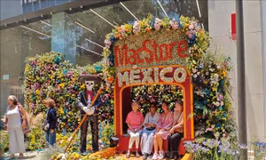 Mexico biến trung tâm thủ đô thành 'bảo tàng hoa' khổng lồ