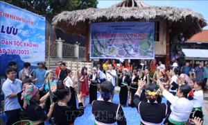 Tái hiện Lễ hội Mừng Cơm mới của đồng bào dân tộc Khơ Mú