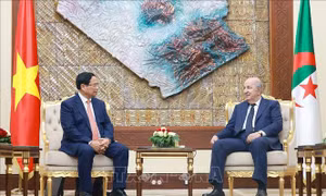 Thủ tướng Phạm Minh Chính hội kiến Tổng thống Algeria
