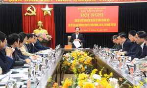 Công bố quyết định kiểm tra của Bộ Chính trị đối với 4 Ban Thường vụ Tỉnh ủy