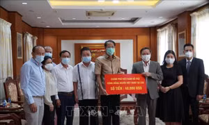 Chính phủ Việt Nam hỗ trợ kiều bào tại Lào chống dịch COVID-19