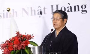 Lễ tiếp tân kỷ niệm lần thứ 66 Ngày sinh của Nhà vua Nhật Bản Naruhito