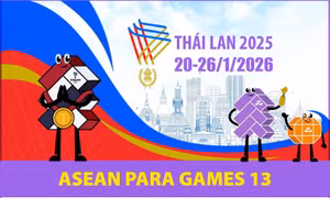 ASEAN Para Games 13 chính thức diễn ra từ ngày 20 - 26/1/2026