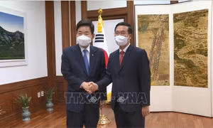 Thường trực Ban Bí thư Võ Văn Thưởng tiếp tục các hoạt động thăm Hàn Quốc