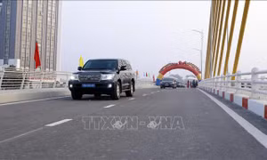 Vĩnh Phúc: Khánh thành cầu vượt đường sắt Nguyễn Tất Thành