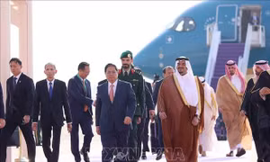 Thủ tướng Phạm Minh Chính và Đoàn đại biểu cấp cao Việt Nam đã tới Riyadh