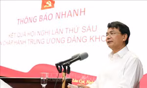 Lào Cai: Thông báo nhanh kết quả Hội nghị Trung ương 6 khóa XIII