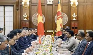 Tổng Bí thư, Chủ tịch nước Tô Lâm hội đàm với Tổng thống Sri Lanka 