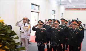 Bộ Tư lệnh Thủ đô Hà Nội viếng Tổng Bí thư Nguyễn Phú Trọng