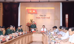 Đại tướng Phan Văn Giang làm việc tại tỉnh Thừa Thiên - Huế