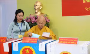 Lá phiếu của niềm tin từ thành phố mang tên Bác