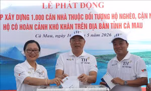 Cà Mau phát động xây 1.000 căn nhà cho hộ nghèo, có hoàn cảnh khó khăn