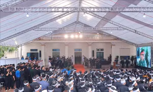 Quốc tang Tổng Bí thư Nguyễn Phú Trọng: Lễ viếng tại xã Đông Hội, huyện Đông Anh