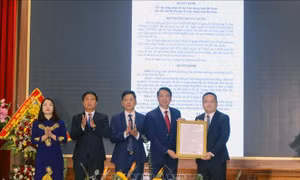 Huyện Kim Bảng (Hà Nam) được công nhận đạt tiêu chí đô thị loại IV