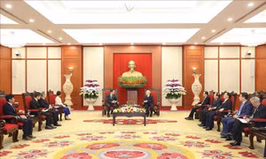 Tổng Bí thư Nguyễn Phú Trọng tiếp Đoàn đại biểu Đảng Cộng sản Nhật Bản