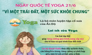 Ngày quốc tế Yoga 21/6: 'Vì một trái đất, một sức khỏe chung'
