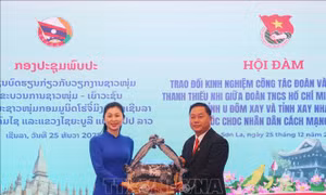 Thắt chặt hợp tác thanh niên Sơn La với hai tỉnh U Đôm Xay, Xay Nhạ Bu Ly (Lào)