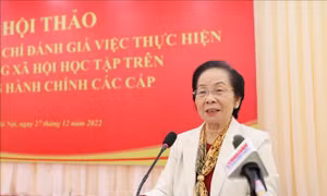 Sớm ban hành bộ tiêu chí đánh giá việc xây dựng xã hội học tập