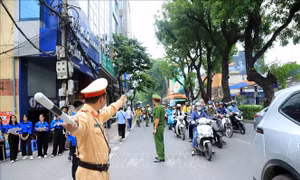Hà Nội: Bảo đảm trật tự, an toàn giao thông phục vụ kỳ thi tốt nghiệp THPT năm 2026
