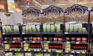 Gạo Việt Nam lần đầu lên kệ siêu thị E.Leclerc của Pháp