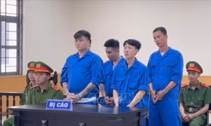 Năm bị cáo tàng trữ, sử dụng, mua bán trái phép vũ khí quân dụng lãnh án 