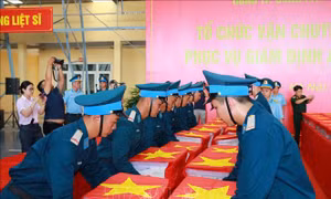 Bàn giao 13.563 mẫu hài cốt liệt sĩ phục vụ giám định ADN, xác định danh tính