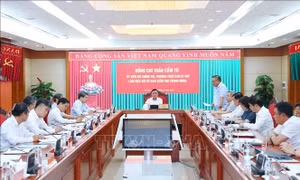 Thường trực Ban Bí thư Trần Cẩm Tú làm việc với Ủy ban Kiểm tra Trung ương