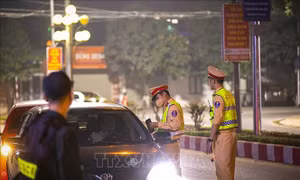 Công an Hòa Bình triển khai quyết liệt chuyên đề bảo đảm trật tự an toàn giao thông