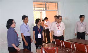 Kiểm tra công tác chuẩn bị Kỳ thi tốt nghiệp THPT tại Bình Thuận