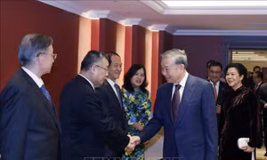 Tổng Bí thư, Chủ tịch nước Tô Lâm gặp mặt thân nhân các tướng lĩnh, chuyên gia, nhân sỹ hữu nghị Việt Nam - Trung Quốc
