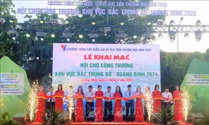 Khai mạc Hội chợ Công thương khu vực Bắc Trung Bộ - Quảng Bình 2024