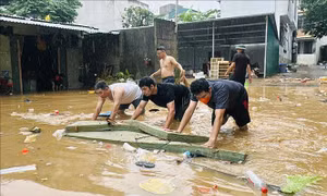 Ảnh hưởng bão số 10: Các địa phương gấp rút khắc phục hậu quả