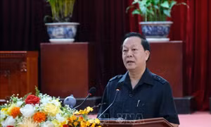 Bồi dưỡng kiến thức 'Quản trị an ninh và Quản trị an ninh phi truyền thống' cho cán bộ lãnh đạo, quản lý