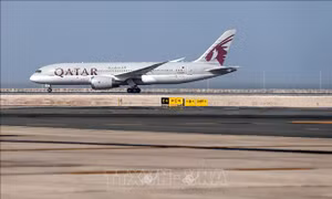 Qatar Airways tiếp tục hủy 13 chuyến bay do xung đột Trung Đông