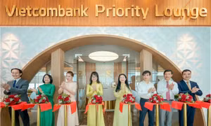 Khai trương Phòng chờ Vietcombank Priority tại Nhà ga T3 Sân bay quốc tế Tân Sơn Nhất