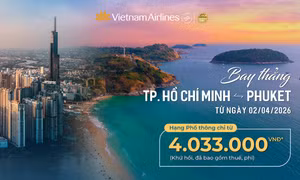 Vietnam Airlines mở đường bay thẳng TP HCM - Phuket 