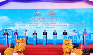 Khởi công Dự án trục không gian Quốc lộ 1A gắn với chỉnh trang và tái thiết đô thị 