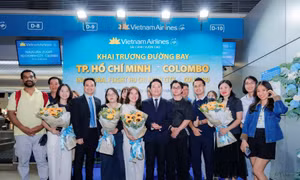 Vietnam Airlines chính thức khai trương đường bay TP HCM - Colombo