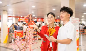 Vietjet tăng gần 1.800 chuyến bay phục vụ cao điểm Tết Bính Ngọ 2026