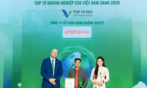 Vietjet liên tiếp hai năm được vinh danh trong Top Doanh nghiệp ESG Việt Nam Xanh