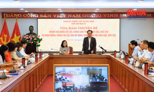 Bộ trưởng Bộ Giáo dục và Đào tạo Hoàng Minh Sơn chia sẻ những vấn đề cốt lõi của ngành giáo dục 