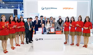 Vietjet đặt hàng động cơ Pratt & Whitney cho 44 máy bay Airbus A320neo