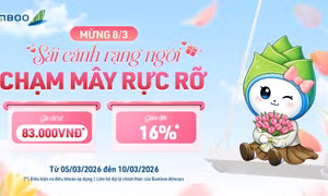 Bamboo Airways gửi trao ngọt ngào mừng Ngày Quốc tế Phụ nữ