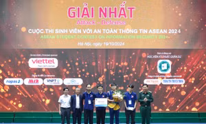 Đội KMA.Orange của Học viện Kỹ thuật mật mã đạt giải Nhất bảng A cuộc thi ‘Sinh viên với an toàn thông tin ASEAN 2024’