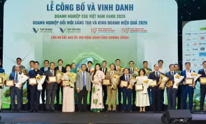 Vietnam Airlines hai năm liên tiếp vào Top 10 Doanh nghiệp ESG Việt Nam Xanh