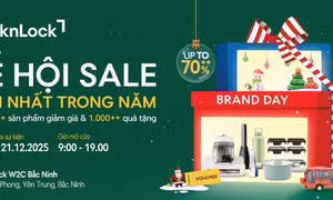 LocknLock tung nghìn deal bùng cháy, giảm đến 70% tại Ngày thương hiệu W2C Bắc Ninh