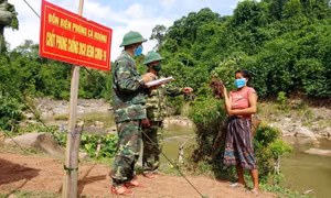 Bộ đội Biên phòng Quảng Bình đồng hành với nhân dân trong phòng, chống dịch