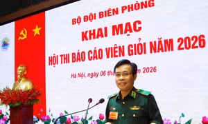 Hội thi báo cáo viên giỏi cấp Bộ Tư lệnh Bộ đội Biên phòng