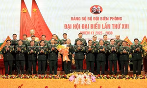 Trung tướng Nguyễn Anh Tuấn, Chính ủy BĐBP được bầu giữ chức Bí thư Đảng ủy nhiệm kỳ 2025 - 2030